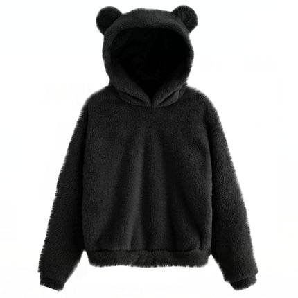 A hooded warm sweater hoodie