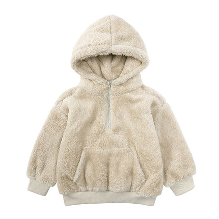 Children Berber Fleece Coat Children's Clothing Cartoon Bear Boy Thickened